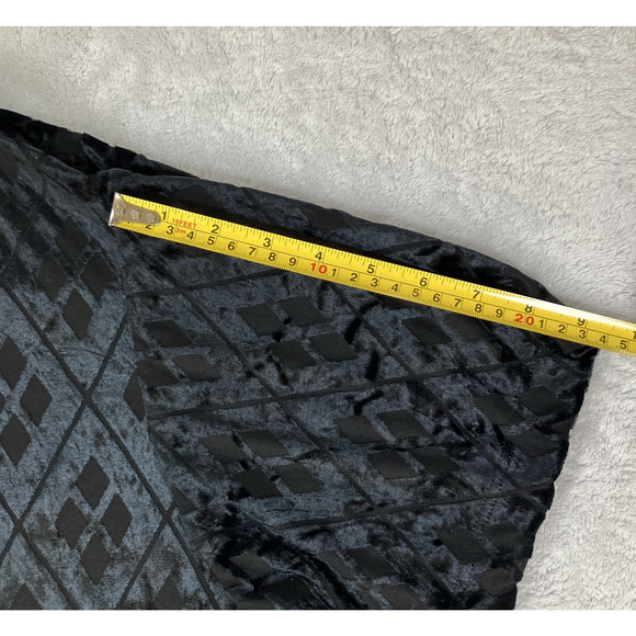 VTG Morbid Threads Black Velvet Sheer Shirt Goth Vamp Y2K Retro Clubwear XL FLAW - Picture 14 of 16